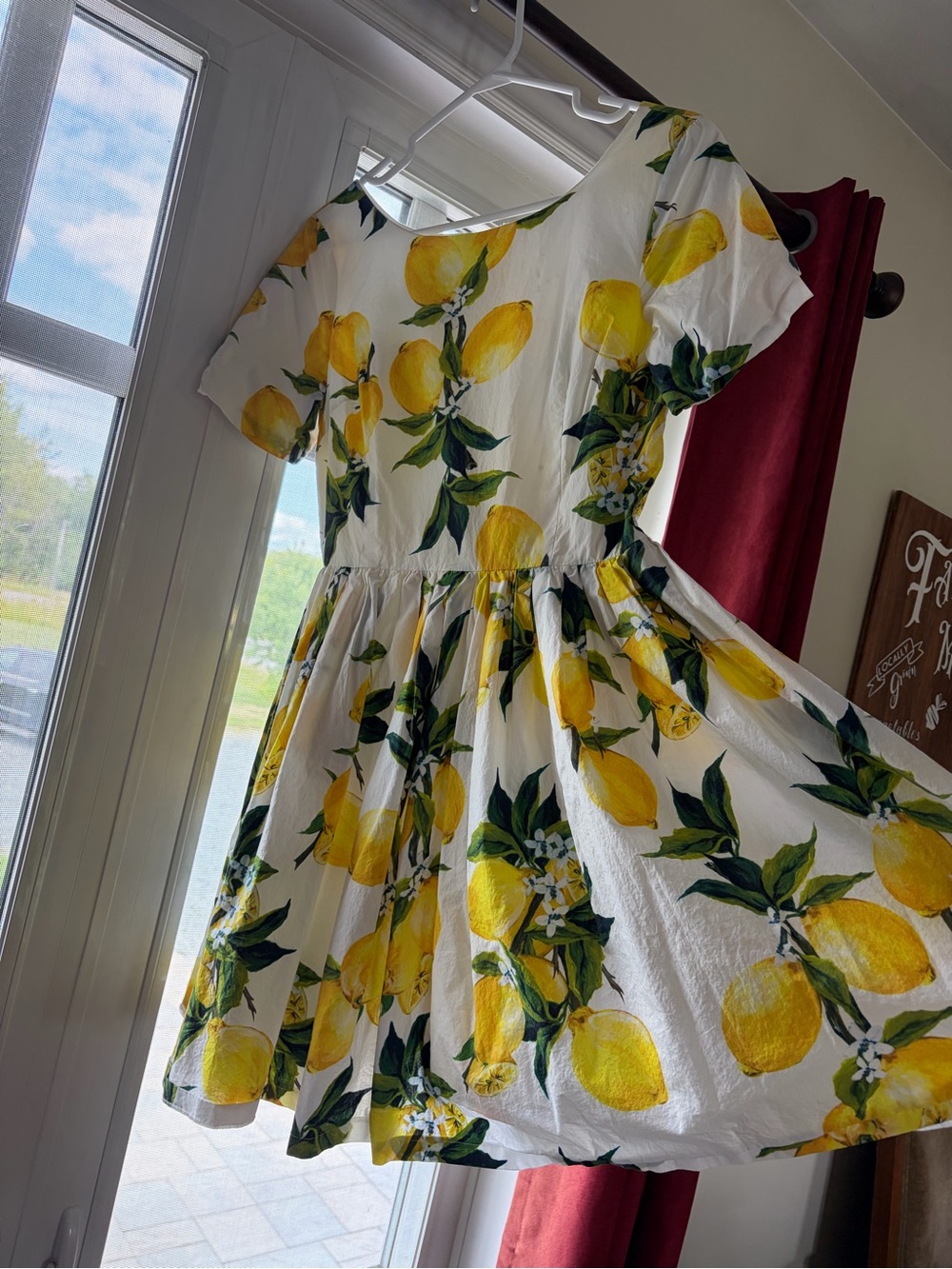 Dolce & Gabbana SS2016 Italia Is Love Collection Lemon Print Cotton Dress –IT 40 - Picture 3 of 5